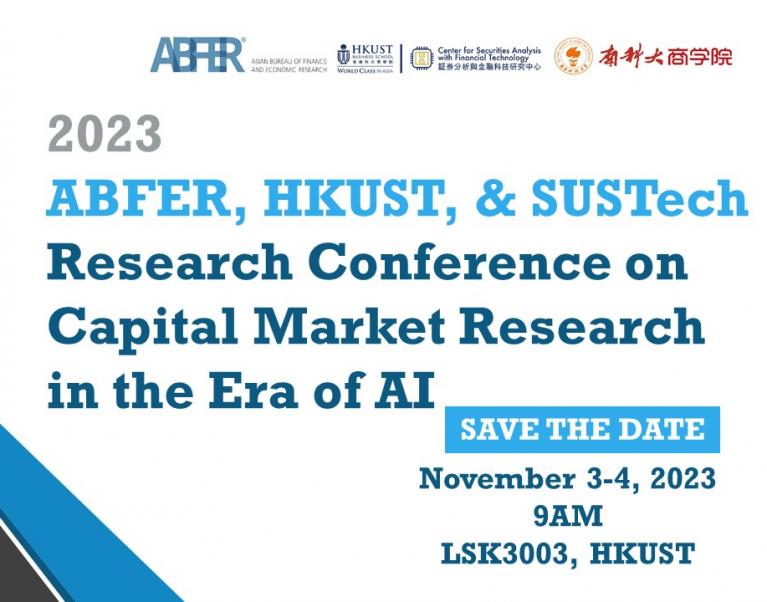 2023 HKUST Research Conference